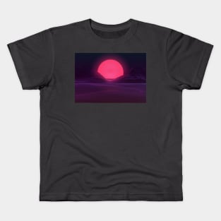 Neon Sunset Kids T-Shirt